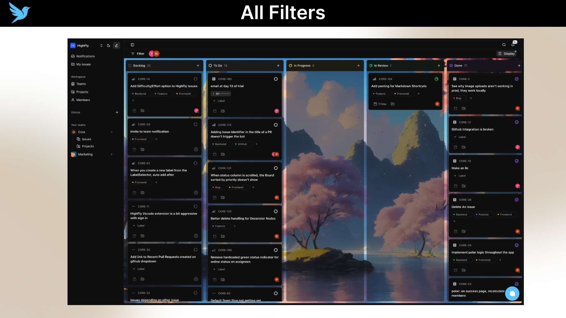 Project management software 