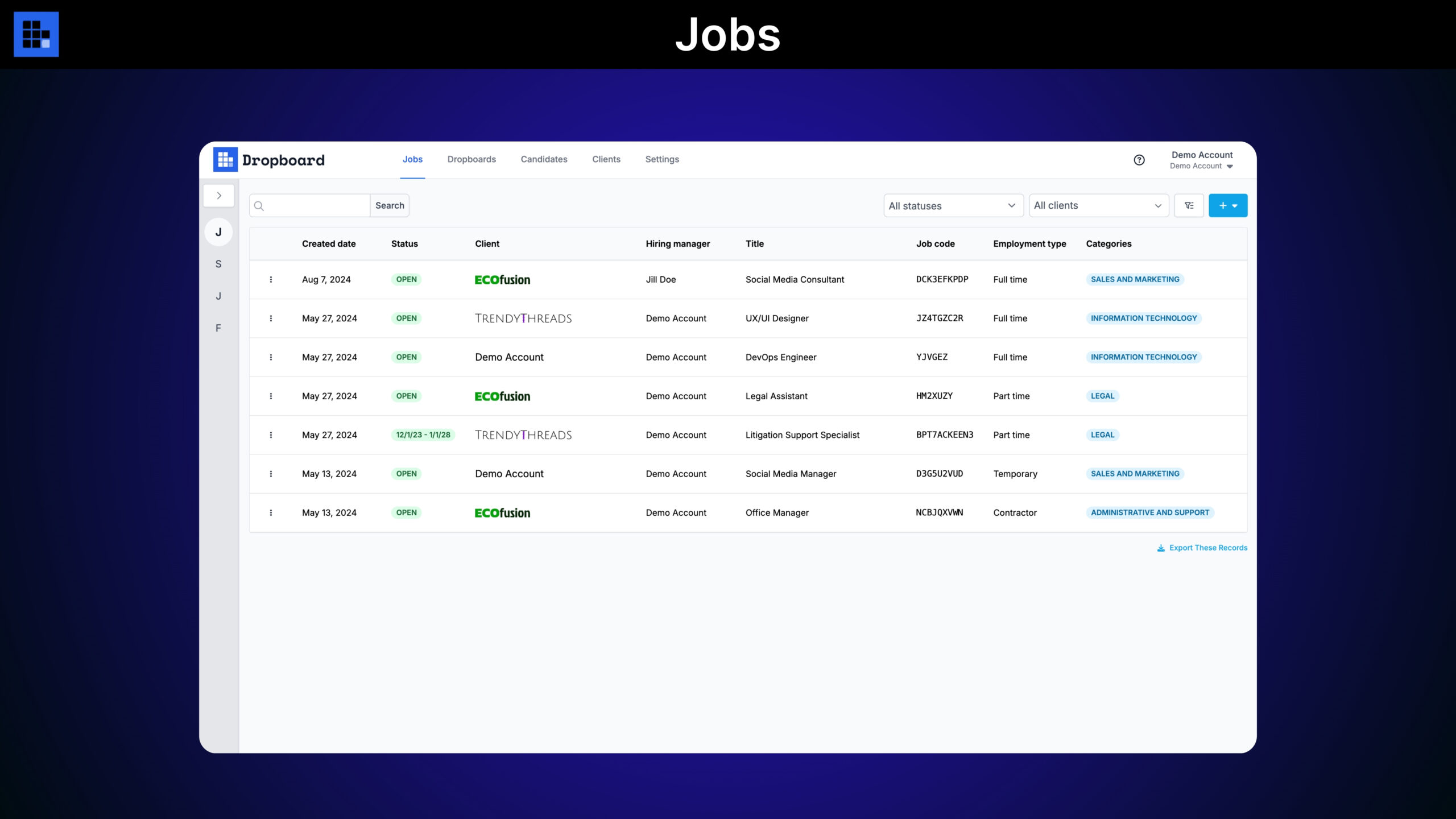 White-label applicant tracking system for recruitment agencies and SMBs