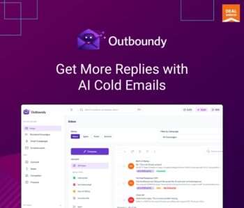 Outboundy: AI cold email outreach software dashboard for automated B2B outreach campaigns