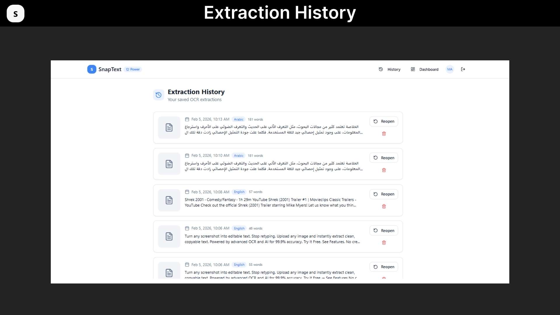 Extract text from picture online