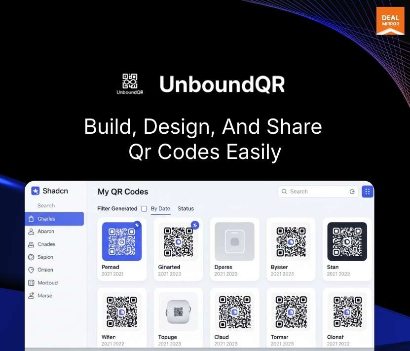 UnboundQR dynamic QR code generator with tracking
