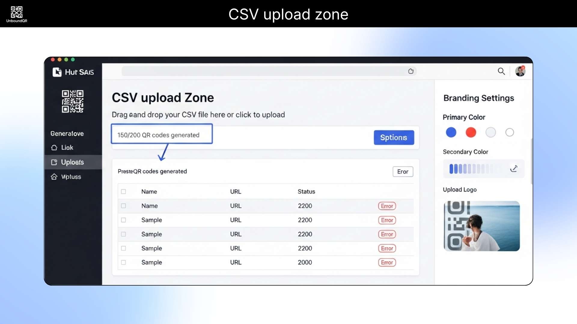 Smart QR code generator
