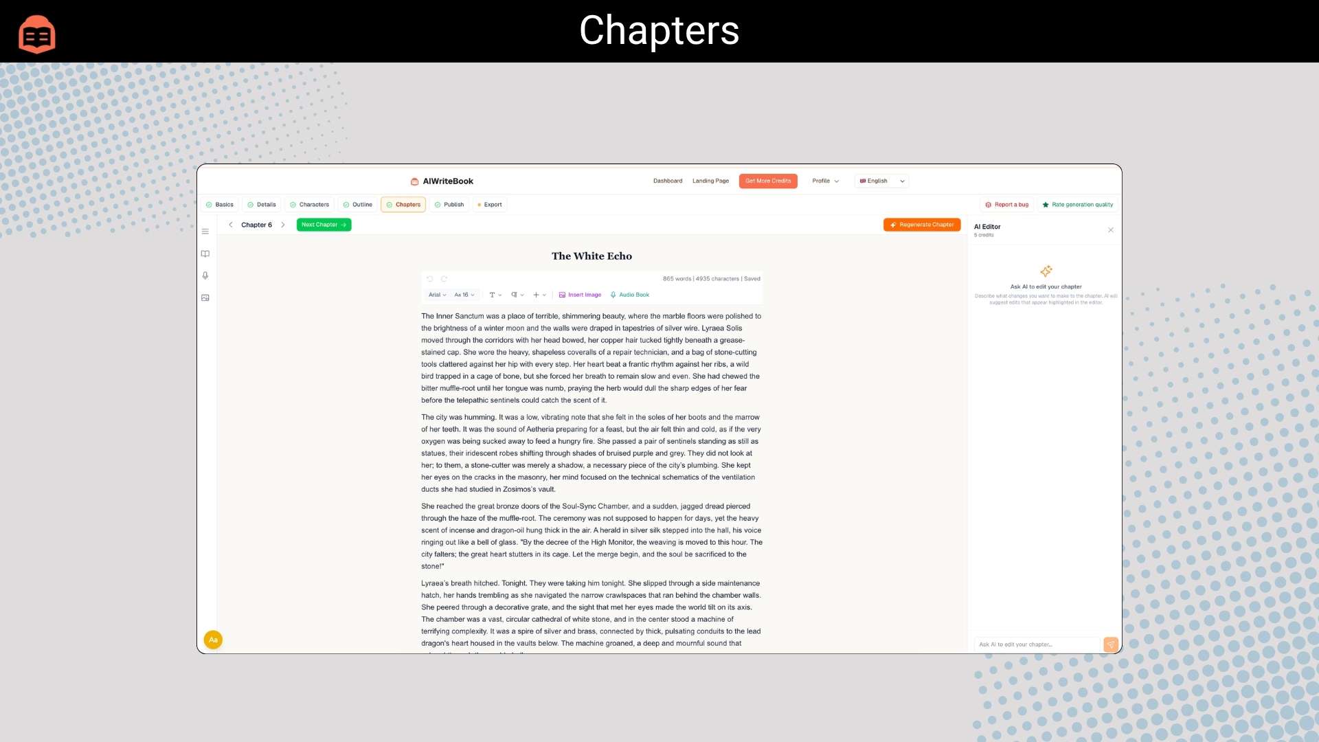 ai book writing software