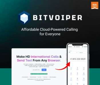 Bitvoiper VoIP phone system for small business dashboard interface