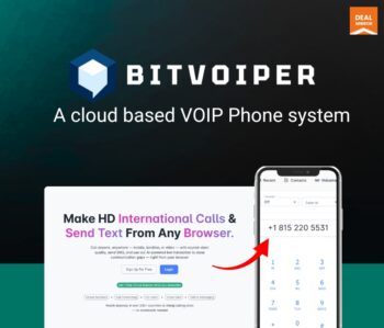 Bitvoiper VoIP phone system for small business dashboard interface