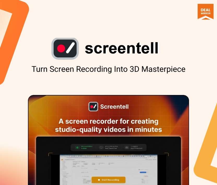 screen and audio recorder for Windows, Screentell