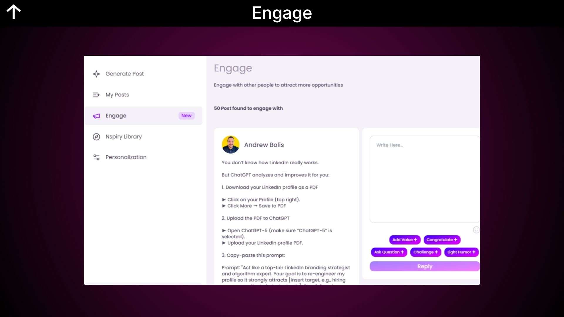 Schedule LinkedIn posts in advance with AI LinkedIn post scheduler Spiry
