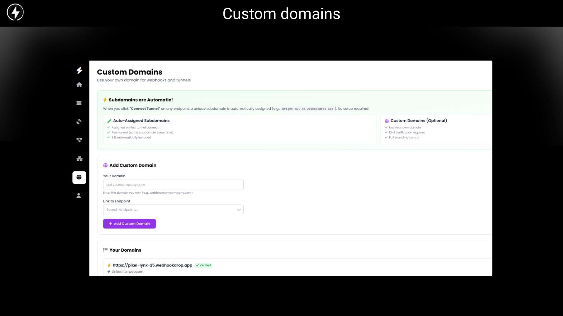 Webhook testing tool