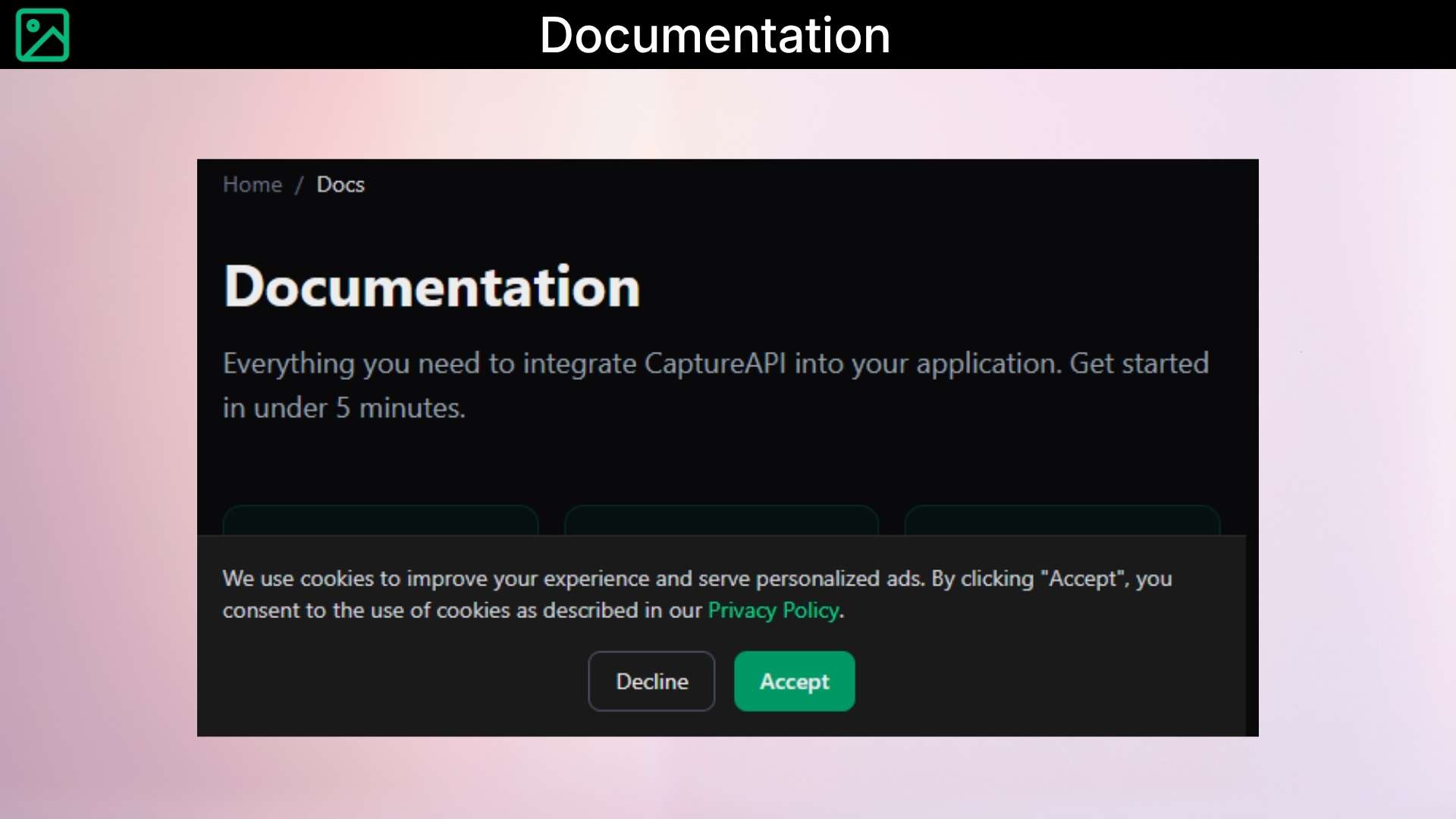 Convert webpage to PDF using CaptureAPI PDF generation API 