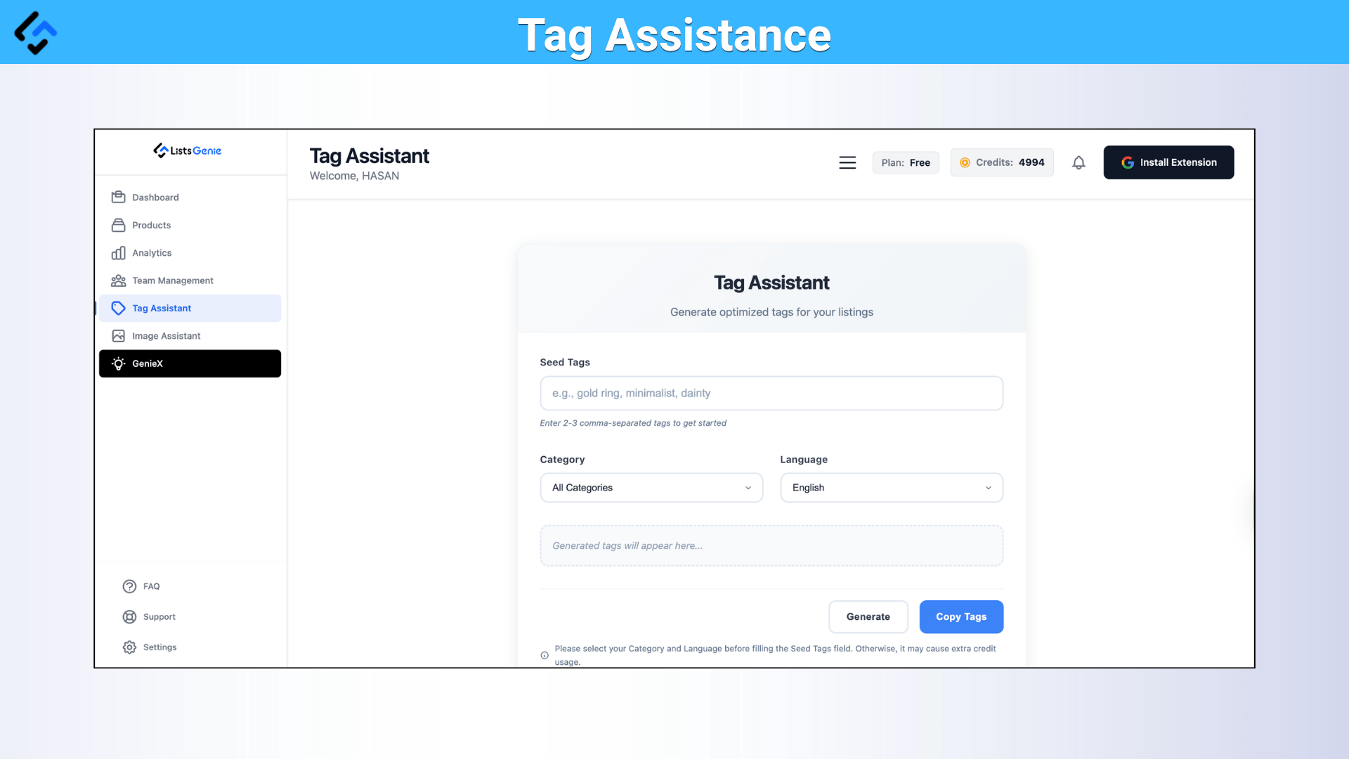 Etsy Product Listing Optimization Tool