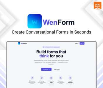 Wenform AI form builder dashboard interface
