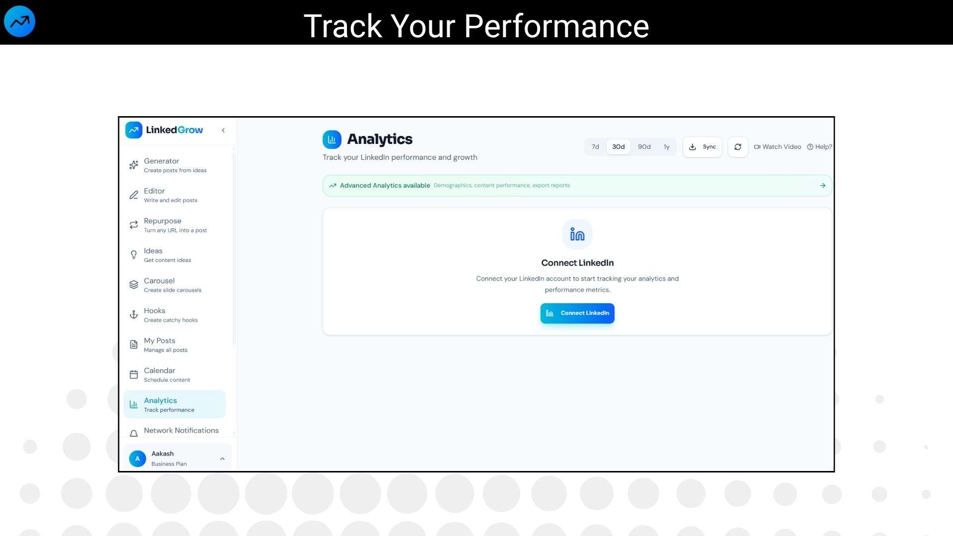 AI-generated LinkedIn carousel and post scheduling tool