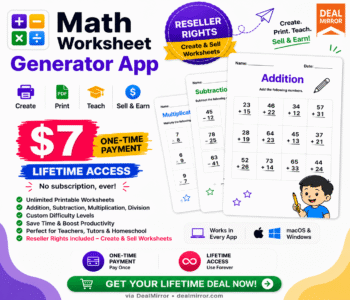 Math Worksheet : Unlimited Worksheets Generator App