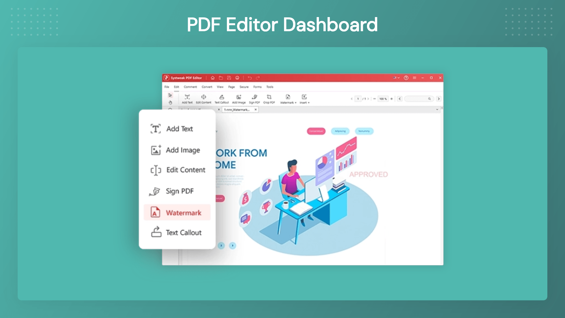 Merging, splitting, and compressing PDF documents with Systweak PDF Editor PRO 