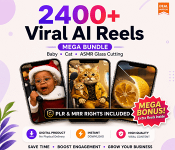 2400+ AI Asmr Glass Cutting Reels Faceless Viral Video Bundle