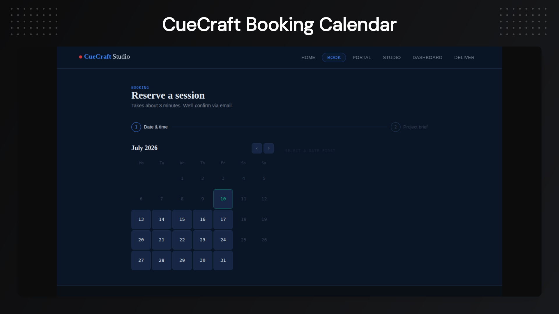 CueCraft Studio browser-based audio creation tools