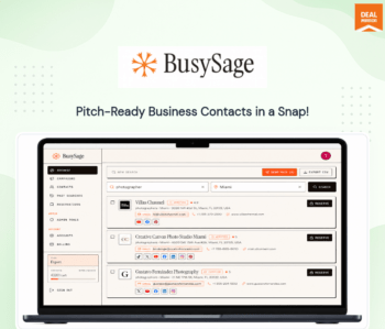 BusySage AI Business Assistant dashboard for business productivity and automation