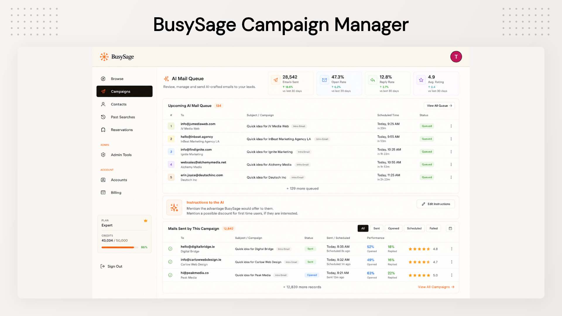 BusySage AI productivity tool for business owners