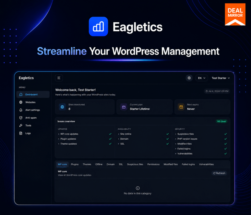 Monitor All Your WordPress Sites from One Place