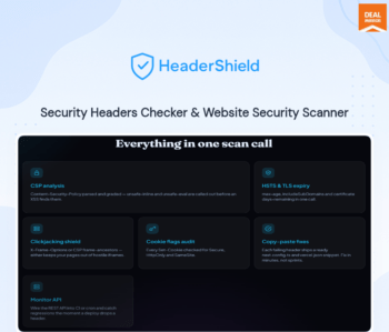 HeaderShield security headers checker dashboard scanning HTTP security headers