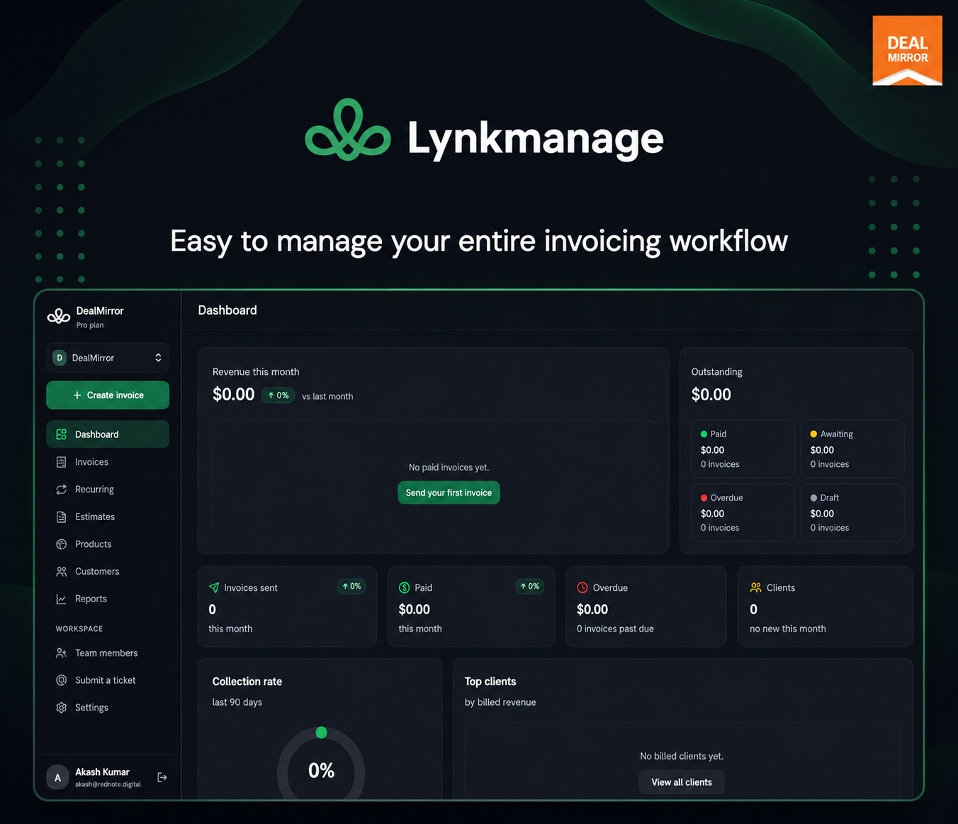 Lynkmanage: Easy to manage your entire invoicing workflow