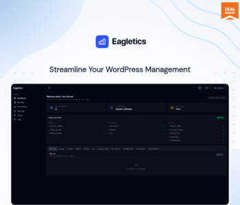 Eagletics: Monitor All Your WordPress Sites from One Place