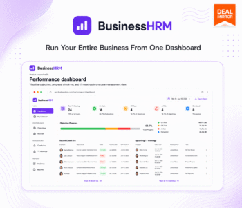 BusinessHRM all-in-one HR and business management software dashboard