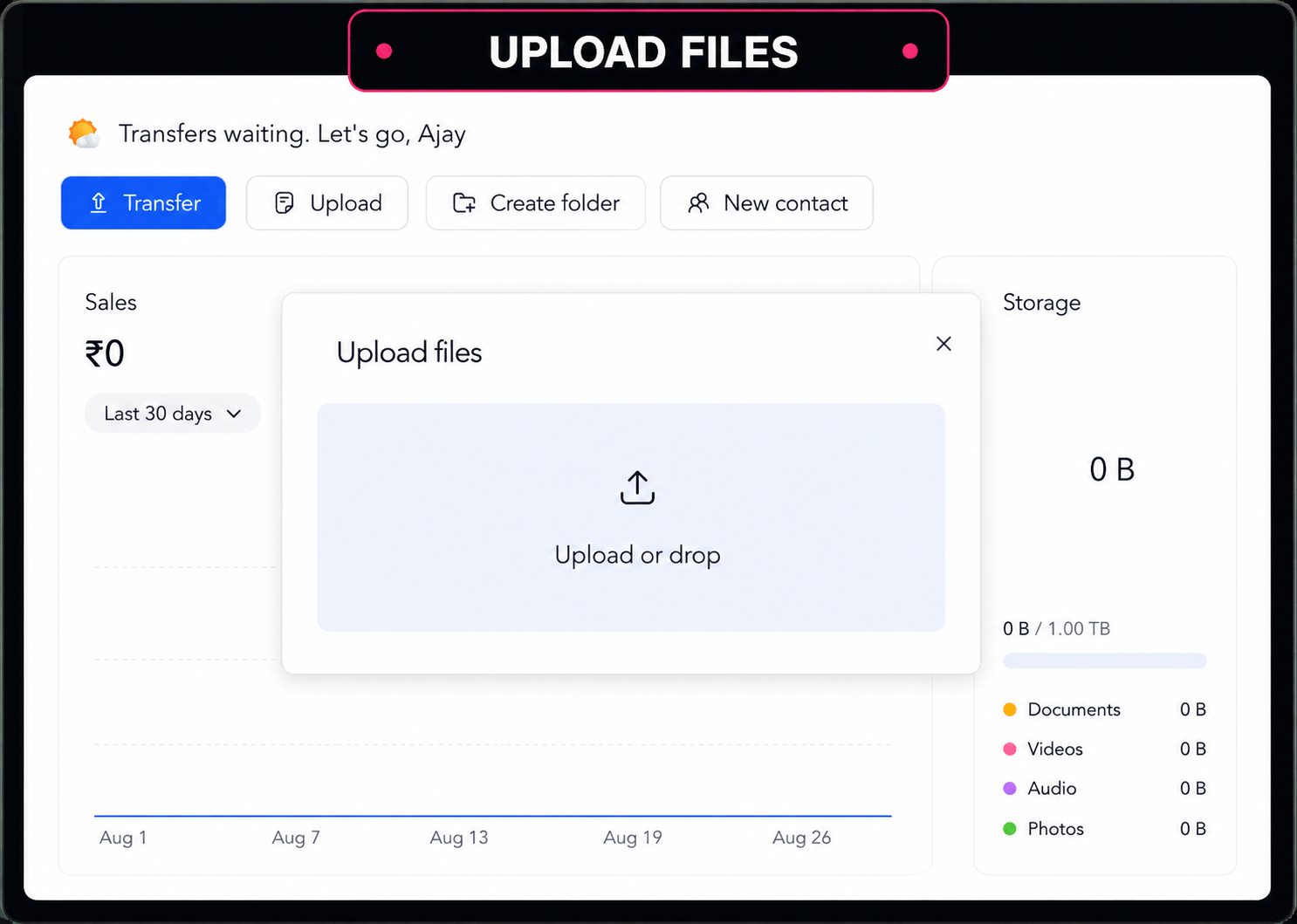 Tarkle Send large file transfer and download tracking platform