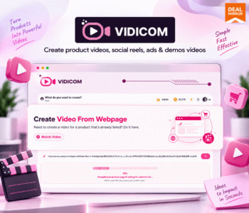 Vidicom: AI Product Video Creator for E-Commerce