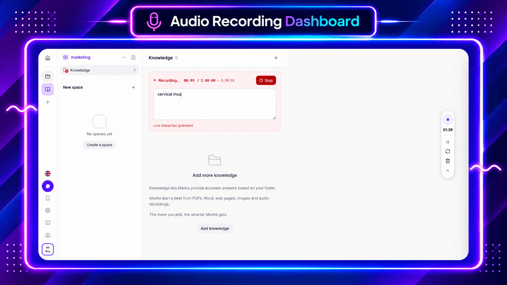 Medra study guide creator for courses and exam preparation