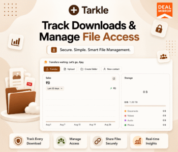Tarkle Send: Send, Track & Manage Large Files