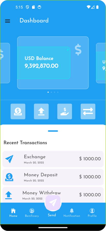 Finkit FinTech mobile app UI kit for Flutter developers