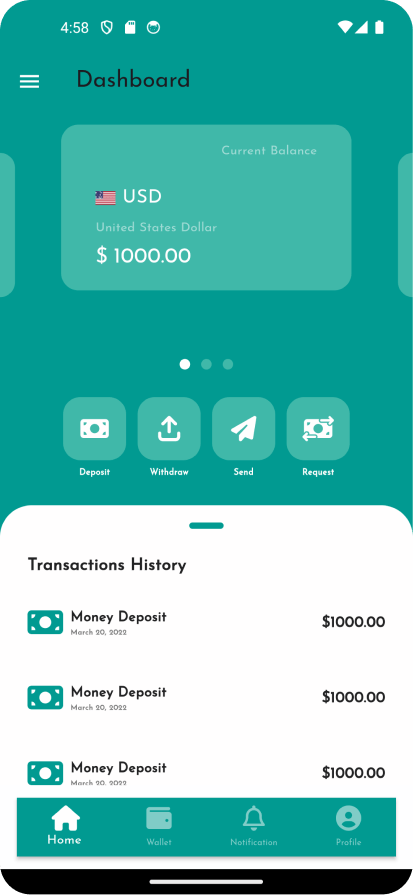 Finkit digital wallet and payment app templates