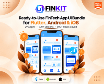 Finkit: FinTech Flutter App UI Bundle (29 App UIs in One)