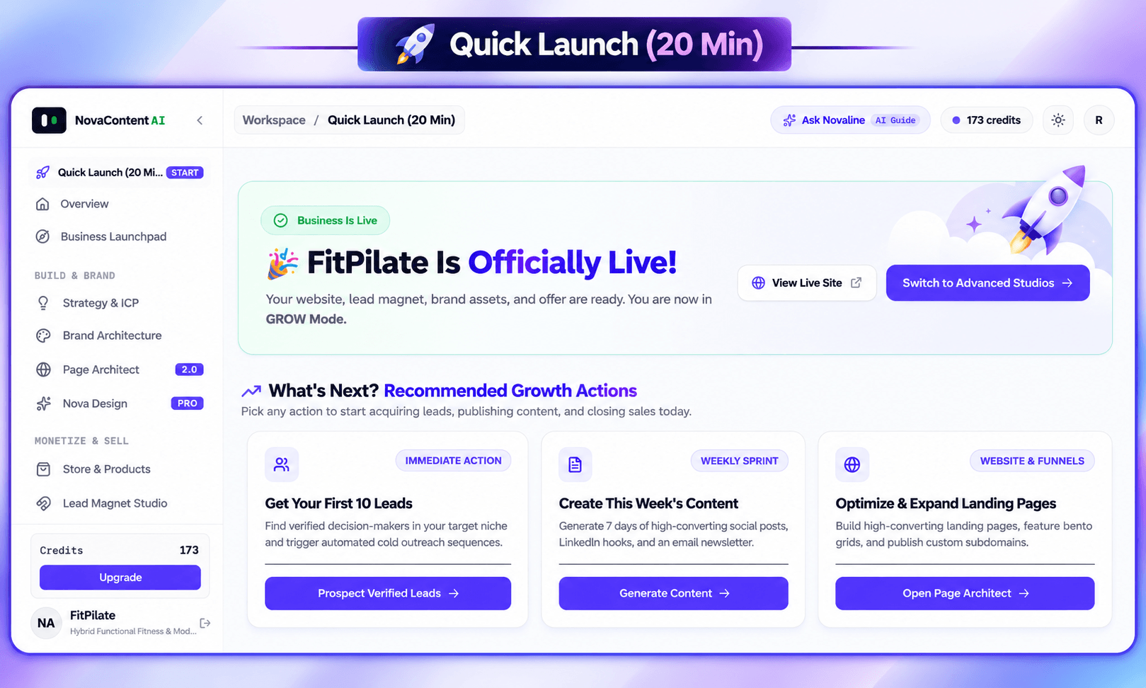 NovaContentAI campaign architecture platform