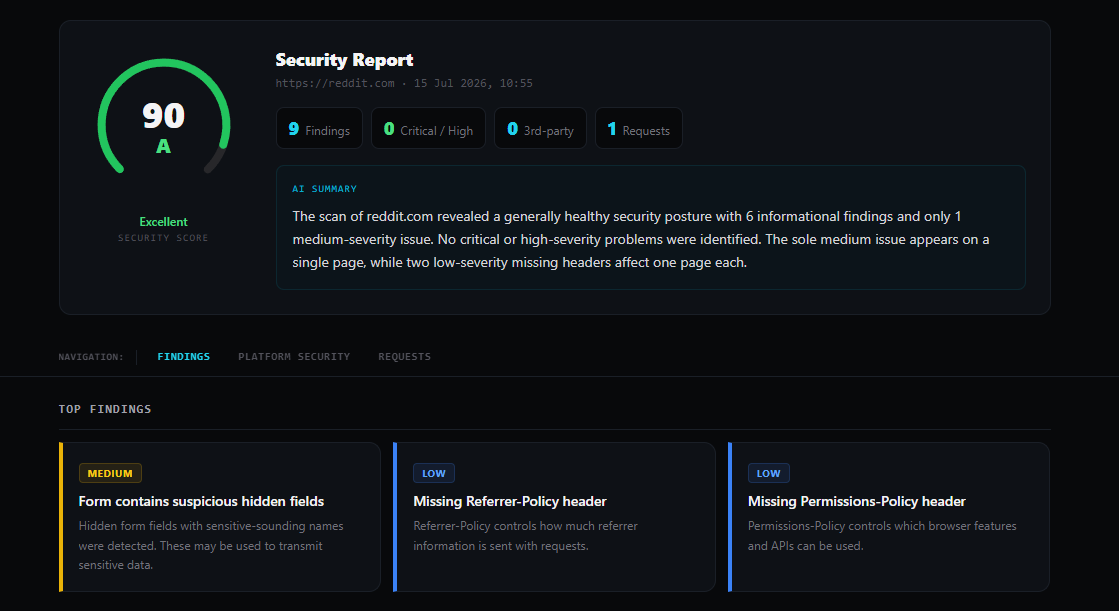 Decloak JavaScript vulnerability detection